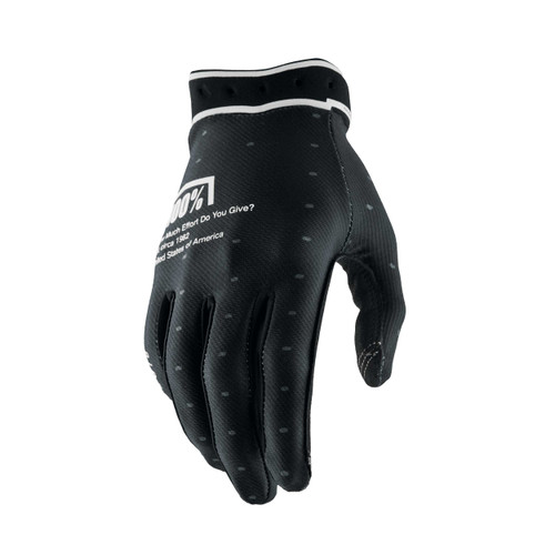 100% Ridefit Gloves Black 2X 10046-00005
