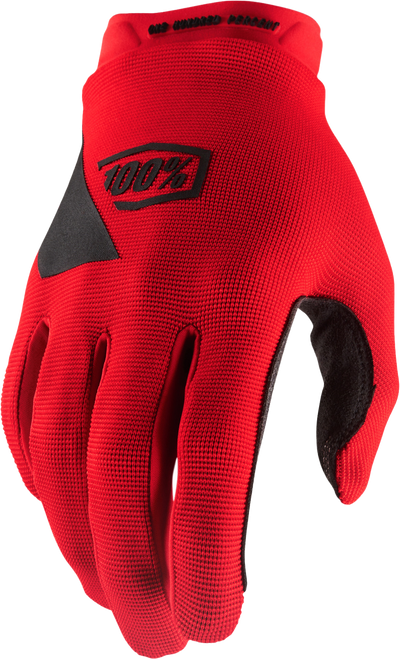 100% Ridecamp Gloves Red Md 10011-00021