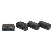 Caliber Bunk End Caps 2X4" Black 24/Pk 23072-BK