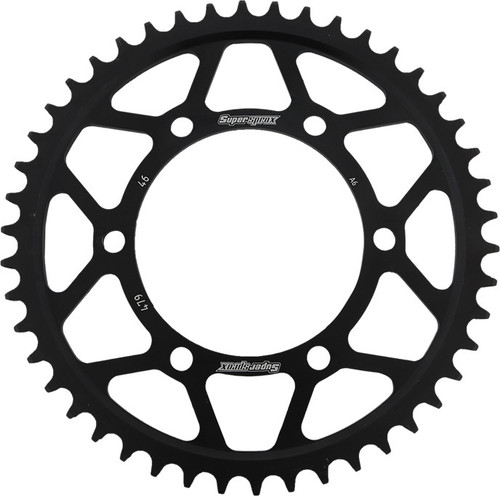 Supersprox Rear Sprocket Steel 46T-530 Blk Yam RFE-479-46-BLK