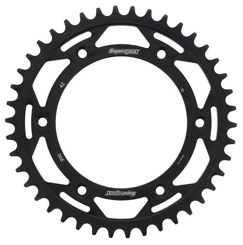 Supersprox Rear Sprocket Steel 42T-520 Blk Husq/Ktm RFE-990-42-BLK