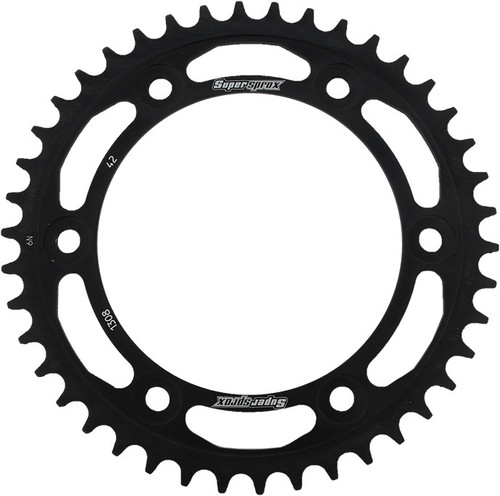 Supersprox Rear Sprocket Steel 42T-520 Blk Hon RFE-1308-42-BLK