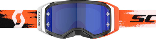 Scott Prospect 2.0 Amp Goggle - Black/Neon Orange - Blue Chrome Lens 4214785039349