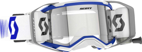 Scott Prospect 2.0 WFS Goggle - Roll-Off - Doppler - White/Blue - Clear Lens 4214748208113