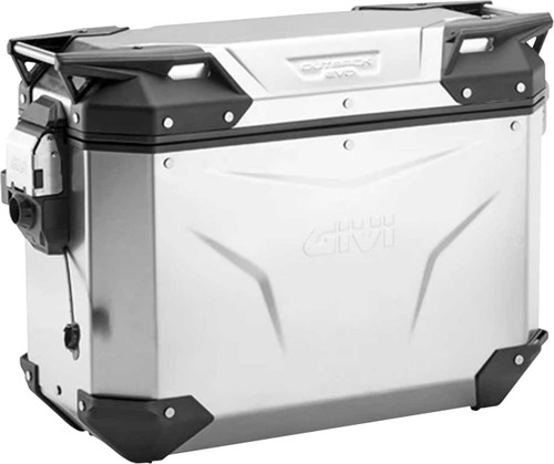 GIVI Outback Evo Side Case - Right - 37 Liter - Silver OBKEV37AR