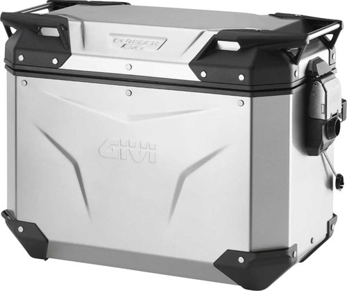 GIVI Outback Evo Side Case - Left - 44 Liter - Silver OBKEV44AL