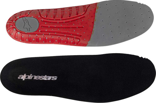 ALPINESTARS Tech 7 Footbed - Dark Gray/Red - Size 16 25FUT74-933-16