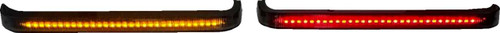 CUSTOM DYNAMICS Saddlebag Lights - Low Profile - Amber/Red LEDs - Smoke Lens CD-LPDC-2026-S