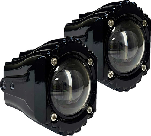 CUSTOM DYNAMICS Fog Lights Shark Demon® - High Performance LED - White SD-FOG-7W