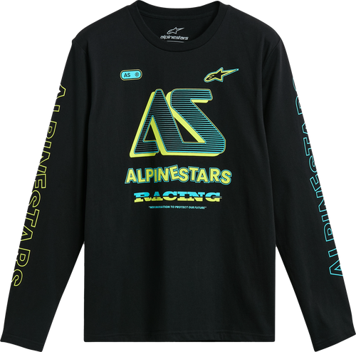 Alpinestars Ayess Ls Csf Tee Black Lg 1215-71100-10-L