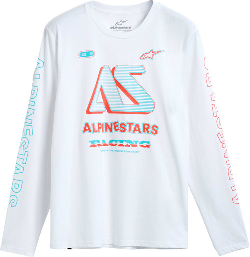 Alpinestars Ayess Ls Csf Tee White 2X 1215-71100-20-XXL
