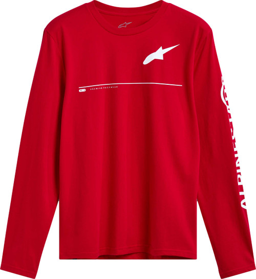 Alpinestars Committed Ls Csf Tee Red Sm 1215-71200-30-S