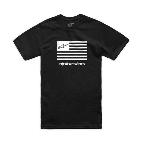 Alpinestars Flag Csf Tee Black/White Md 1214-73130-1020-M