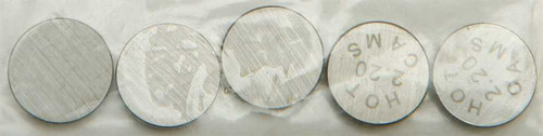 Hot Cams Valve Shims 10.00X2.20Mm 5/Pk 5PK1000220