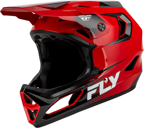 Fly Racing Rayce Sonar Bicycle Helmet Red/Black/White Sm 73-3651S