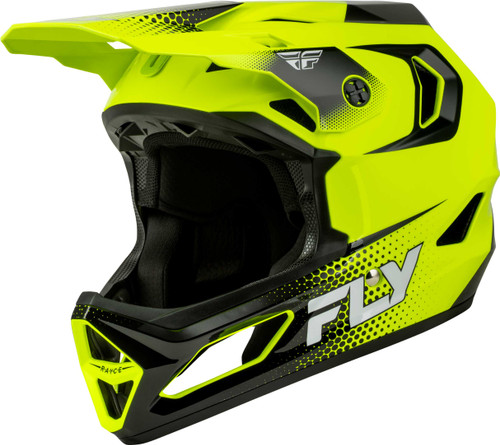 Fly Racing Yth Rayce Sonar Bicycle Hlmt Hi-Vis/Black/White Ym 73-3653YM