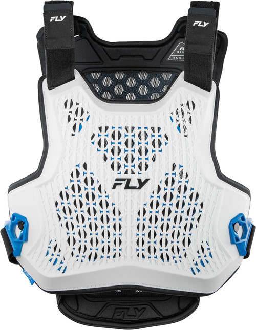 Fly Racing Blueprint Rch-1 Chest Protector White Lg/Xl 36-6001L
