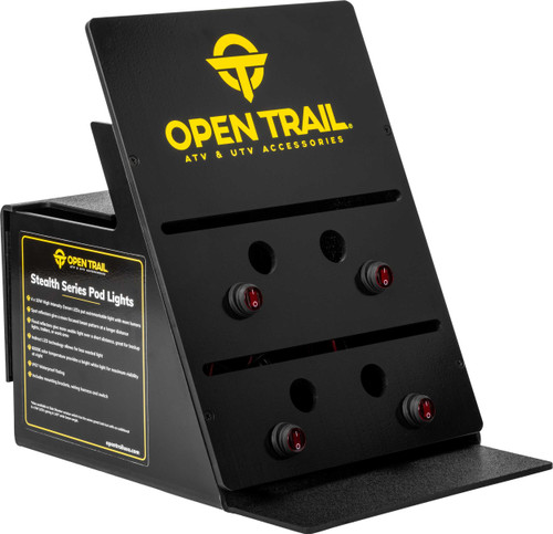 Open Trail Light Display For Pod And Bar Lights BLACK OPENTRAIL ABS