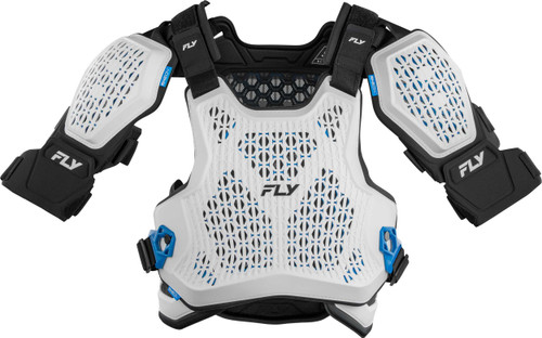 Fly Racing Blueprint Rch-3 Chest Protector White Lg/Xl 36-6005L