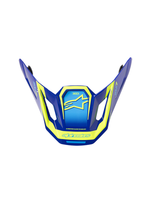 Alpinestars Sm7 Deed Visor Ece06 Blue/Yellow Fluo Glossy 8981326-7253-TU