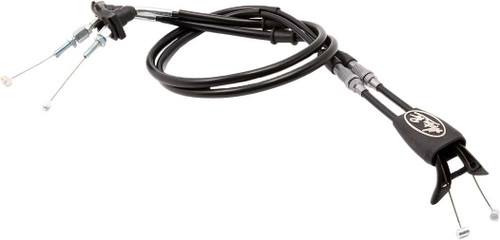 Motion Pro Rev 2/3 Black Vinyl Thrott Yam Push-Pull Cable Set 01-1533