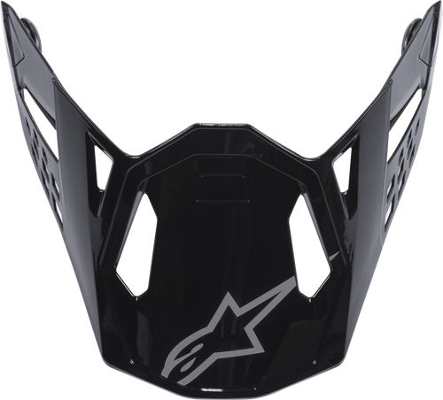 Alpinestars S-M10 Solid Visor Glossy Black 8981019-1180-OS