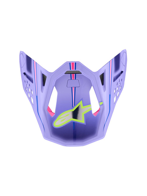 Alpinestars S-M10 Jl Visor Ece 22.06 Prpl/Pnk Fluo/Ylw Fluo Gls 8981125-3144-TU