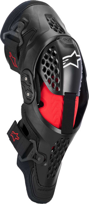 Alpinestars Sx-1 Plasma Knee Protector Blk/Red/Cool Gry 2Xl 6500326-1498-XXL