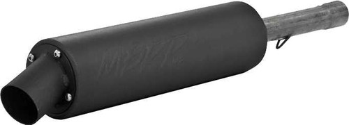 MBRP Single Slip-On System W/ Utility Muffler Blk Suz AT-7300