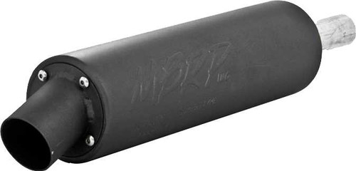 MBRP Single Slip-On System W/ Utility Muffler Blk Yam AT-7400