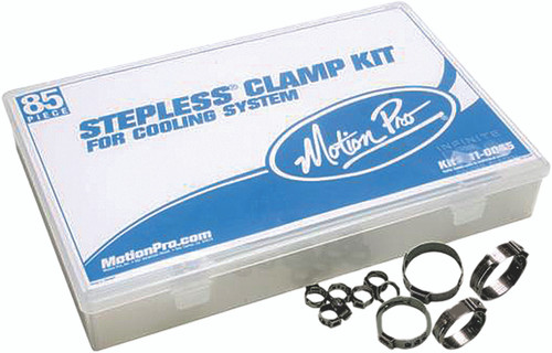 Motion Pro Cooling System Stepless Clamp Kit W/Box 85/Pc 11-0065