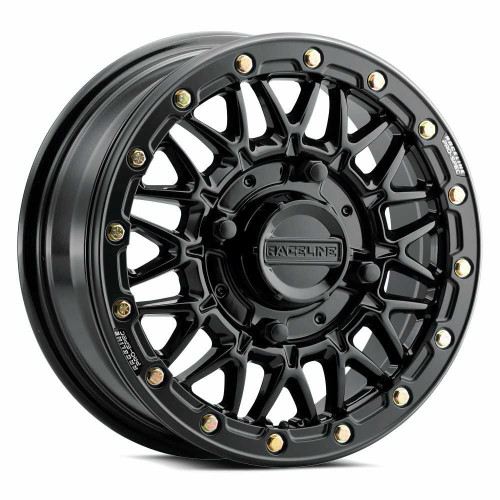 Raceline Wheels Omega 15X7 4/137 +38Mm Gloss Black A15GB-57037+38