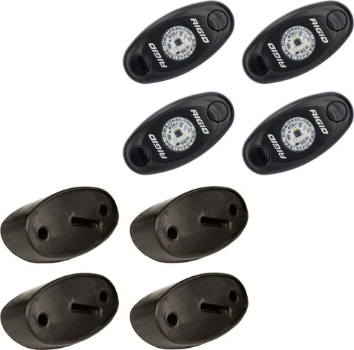Rigid Industries Rock Light Kit Red /4 400213