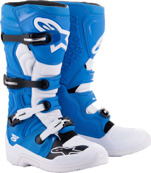 Alpinestars Tech 5 Boots Blue/White Sz 15 2015015-72-15