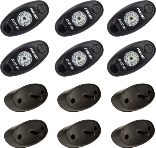 Rigid Industries Rock Light Kit Cw /6 400253