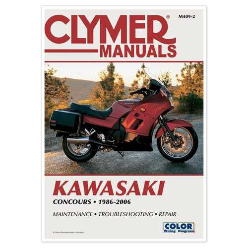 Clymer Manual Kawasaki Concours 1986-2006 CM4092