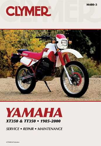 Clymer Manual Yam Xt350 & Tt350 85-00 CM4803