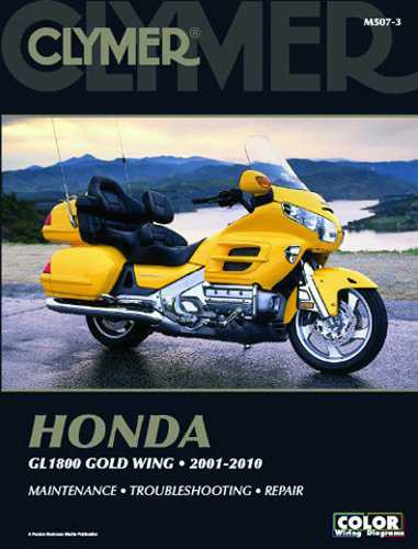 Clymer Manual Honda Gl1800 Gold Wing 200-2010 M5073
