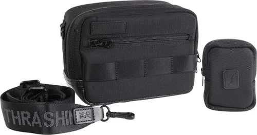 THRASHIN SUPPLY CO. Crossbody Handlebar Bag - Black/Pink THB-0037
