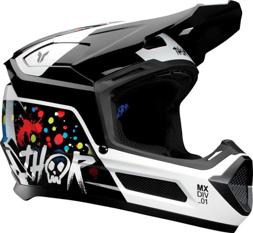 THOR Youth Fleet Helmet - Splat - Black - Small