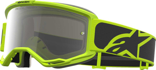 ALPINESTARS GOGGLES Vision 5 Goggle - Rora - Yellow Fluo/Black - Silver Mirror Lens 5101927-1744