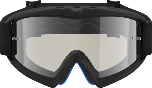ALPINESTARS GOGGLES Youth Vision Goggle - Atrox - Black/Silver - Silver Mirror Lens 5140327-1728