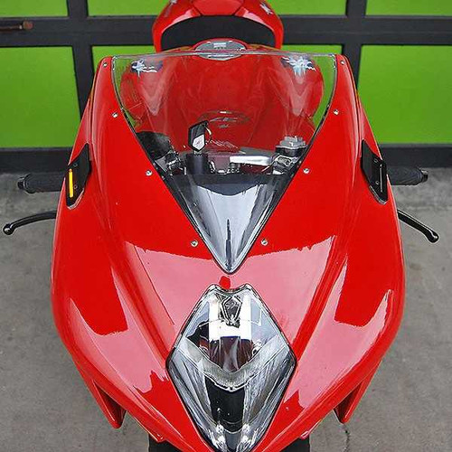 NEW RAGE CYCLES Mirror Block Off Turn Signals Mv Agusta F34-MBO