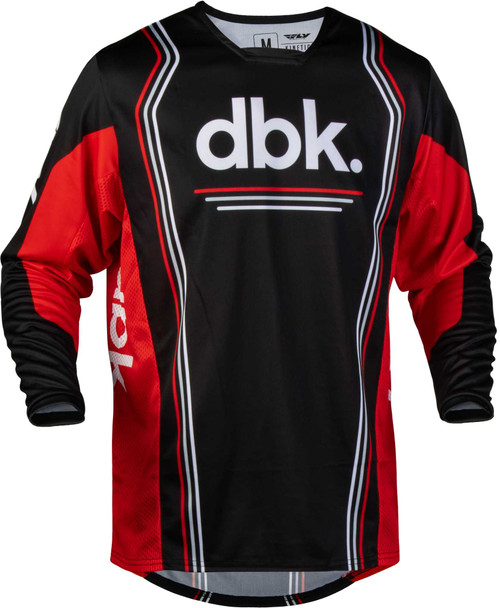 FLY RACING Kinetic DBK Jersey Black/Red/White Sm 380-524S