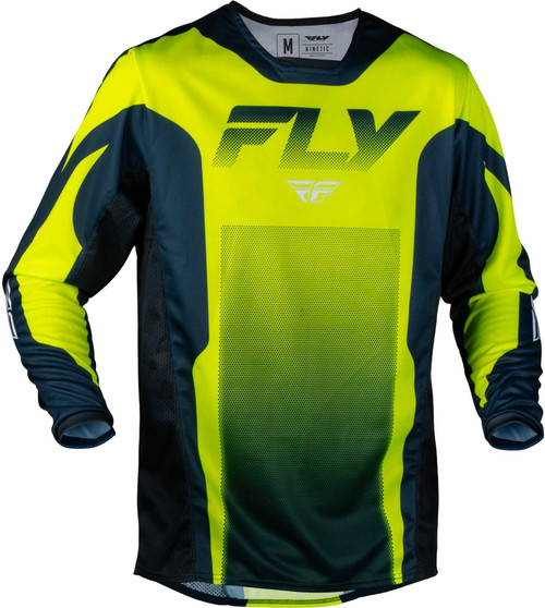 FLY RACING Kinetic Fade Jersey Hi-Vis/Navy/White Sm 380-523S