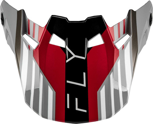 FLY RACING Formula Cc Strike Visor Grey/Red/Black/White Md/Lg 73-4362VM