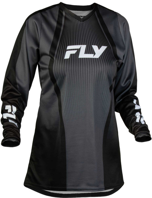 FLY RACING Women's F-16 Lift Jersey White/Black Lg 380-820L