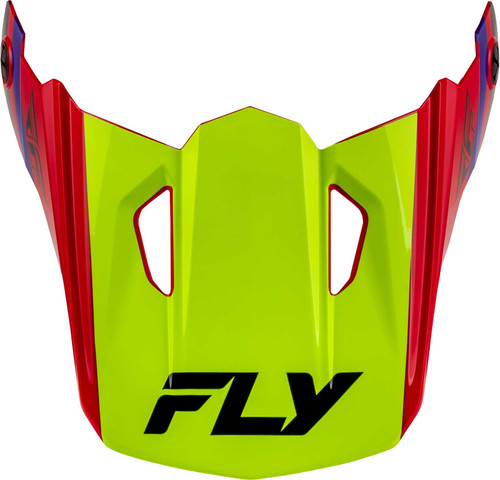 FLY RACING Youth Kinetic Scrap Helmet Visor Red/Hi-Vis/Purple/Black Ys-Yl 73-2008VY