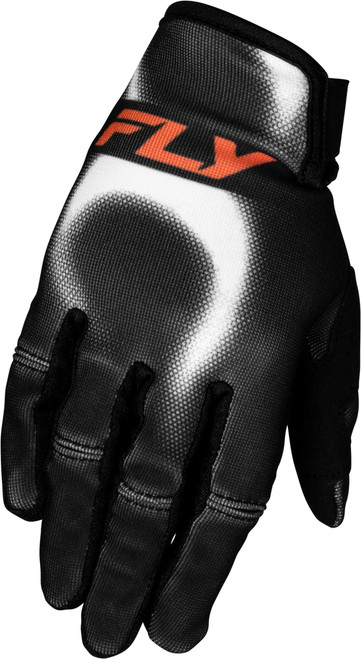 FLY RACING Youth Kinetic Torch Gloves Black/White/Orange Ym 380-515YM