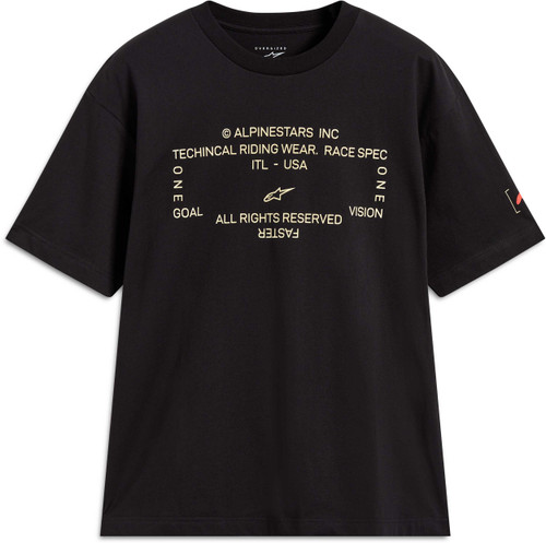 ALPINESTARS Infinity Oversized Ss CSF Tee Black 2X 1236-72302-10-2XL